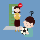 英語のおまけ箱 137箱目「外出禁止！」
